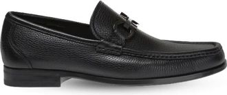 Ferragamo Grandioso leren loafers - Heren - Loafers - Zwart - 42 EU - Leer - Schoenen