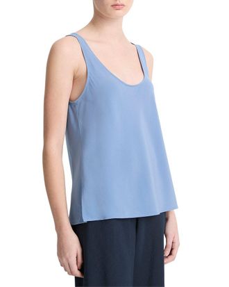 Vince Silk-Blend Classic Bias Tank Cami