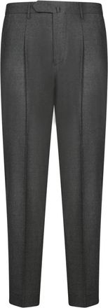 Dell'Oglio Grijze Broek voor Mannen Aw 25 - Heren - Nette broeken - Grijs - 2XL - Wol - Broeken