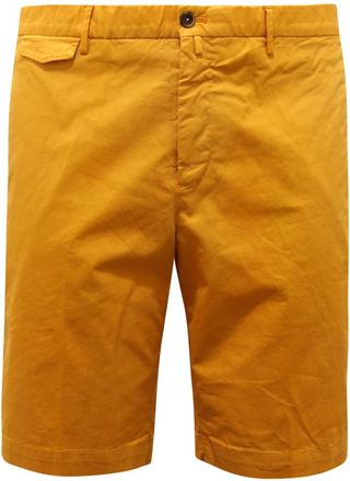 PT01 Pt01, Korte Broeken, Heren, Geel, L, Bermuda Shorts in Torino Stijl