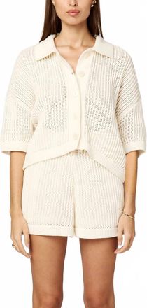 Cleobella Peri Crochet Top In Ivory