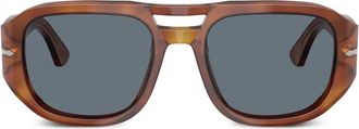 Persol Occhiali da sole squadrati - Marrone