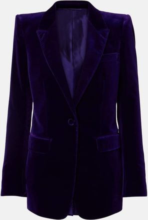Tom Ford Single-breasted cotton velvet blazer