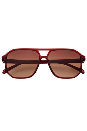 Freyrs Eyewear Billie Aviator Sunglasses in Dark Cherry at Nordstrom