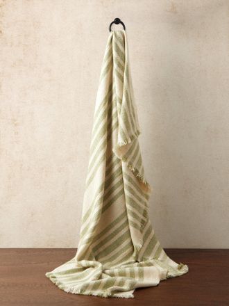 Me&K Classic Stripes Cashmere Throw (67in/1.7m)