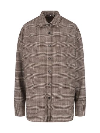 Ermanno Scervino Prince Of Wales Check Virgin Wool Formal Shirt