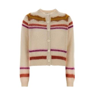 Isabel Marant Truien & Vesten, Dames, Beige, XS, Wol, Molly Cardigan