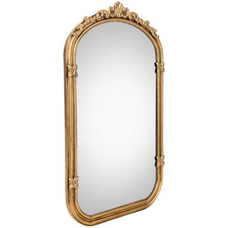 Wanderlust Deco Espejo De Metal Dorado 61x4x102.5h Cm