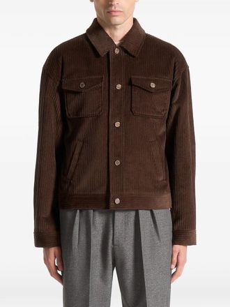 Mani&egrave;re De Voir corduroy jacket - Brown