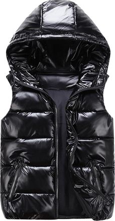 Generic Women Attumn Winter Solid Composite Zipper Vest Jacket Sleeveless Pocket Outerwear Women Fashion Outwear