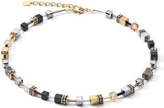 Coeur de Lion Geocube Necklace in Gray at Nordstrom