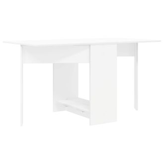 vidaXL Mesa De Comedor 138 X 70 X 73,5 Cm Madera De Ingenier&iacute;a Blanco Vidaxl