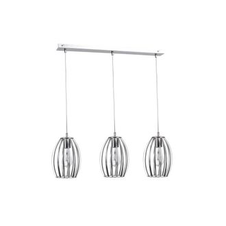 Netlighting Saya Bar Pendant Ceiling Light Grey 60cm 3x E27