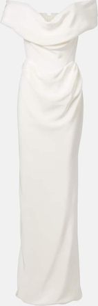 Vivienne Westwood Bridal Nova Cocotte off-shoulder silk cady gown