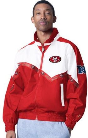 ProPlayer Mens Pro Player White/Scarlet San Francisco 49ers Tape II Lightweight Full-Zip Jacket at Nordstrom, Size X-Large
