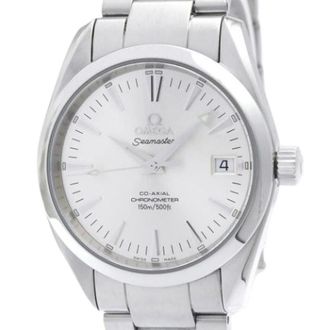 Omega Vintage, unisex, Wit, ONE Size, Pre-owned Seamaster 2504.30 Polshorloge
