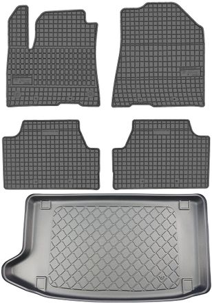 OEM Kia E-soul Hatchback Desde Mayo De 2019. Juego De Alfombrillas De Goma Para Coche Y Alfombrilla Para Maletero