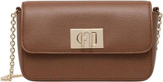 Furla 1927 Crossbody Tas - Dames - Schoudertassen - Bruin - ONE Size - Leer - Tassen