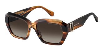 Marc Jacobs MARC 922/S EX4/HA Womens Sunglasses Brown Size 55
