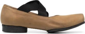 Uma Wang 25 mm Ballerinas mit quadratischer Zehenpartie