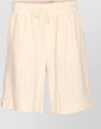 Dr&ocirc;le de Monsieur cotton drawstring tailored shorts
