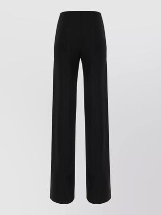 Gucci stretch wool blend wide leg trousers