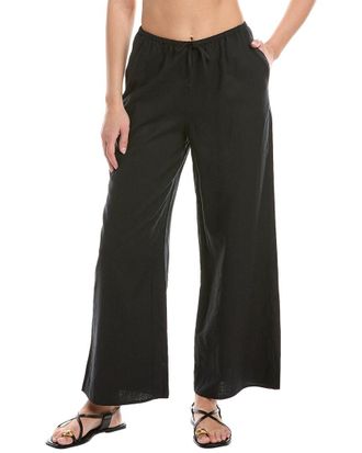 Onia Air Drawstring Linen-Blend Pant