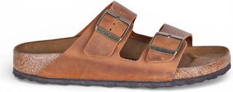 Birkenstock Arizona Narrow Fit - Dames - Sandalen - Bruin - 41 EU - Leer - Schoenen