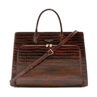 Isabel Bernard Dames, Tassen, Bruin, Maat: ONE Size Leer