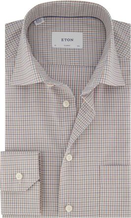 Eton Heren, Overhemden, Veelkleurig, Maat: XL Katoen