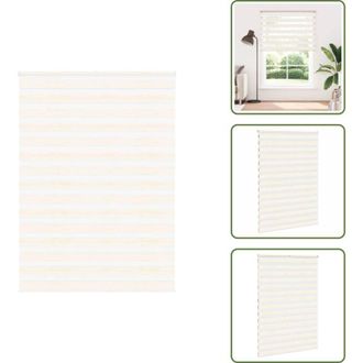 vidaXL Protezione solare - vidaXL Tenda a Rullo Zebra Larghezza Tessuto 150,9 cm Poliestere - Tenda da finestra