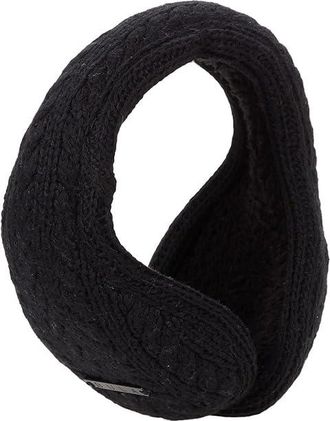 Bula Ella Earmuffs Knit Womens Hats Black, Polyester/Acrylic