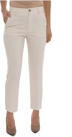 Liu Jo Chino NY Gabardine - Dames - Chinos - Wit - S - Polyester - Broeken