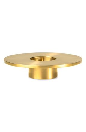 Aaron Probyn Eclipse Brass Candle Holder in Gold at Nordstrom