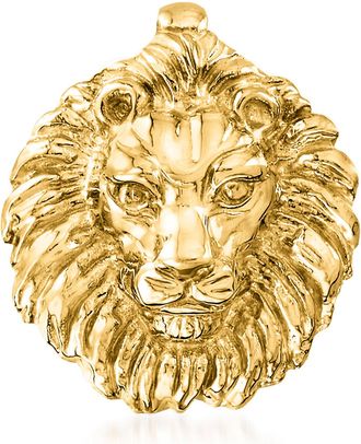 Ross-Simons Italian 14kt Yellow Gold Lion Slide Pendant