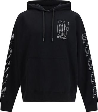 Off-white Black Regular Logo Hoodie