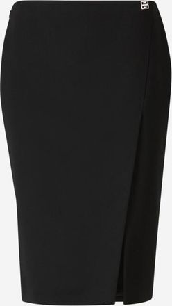 Givenchy Logo Crepe Mini Skirt