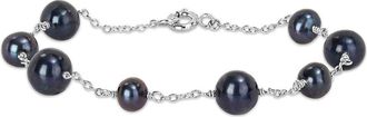 Delmar Black Pearl Station Bracelet at Nordstrom Rack