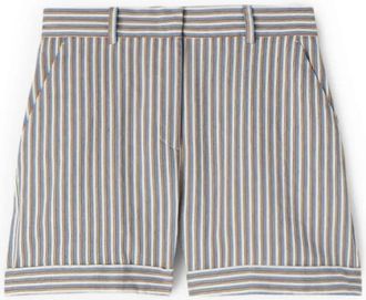 Motivi Short Shorts - Dames - Bermuda - Blauw - 2XS - Katoen - Korte Broeken