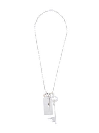 ネックレス・ペンダント Maison Margiela COLLANA CON ANELLO NUMERICO Maison Margiela Numerical Ring Pendant Necklace | Gold