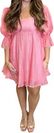 BuddyLove Betsy Mini Dress In Pink