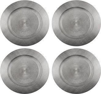 American Atelier Estelle Plated Set Of 4 Charger Plates