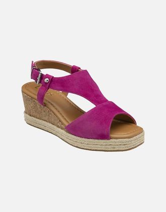 Lotus Womens Madalene Womens Wedge Sandals - Pink - Size: 4