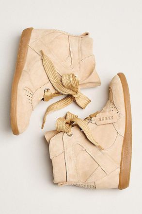 Bronx Jae-yy Suede Wedge Sneakers