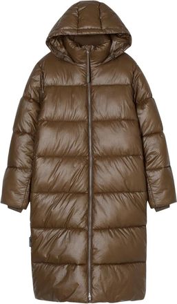 Closed Piumino con cappuccio - Marrone