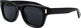 Saint Laurent Stijlvolle Zonnebril - Heren - Zonnebrillen - Zwart - 50 MM - Accessoires