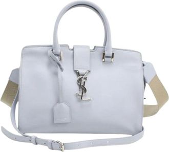 Saint Laurent Pre-owned Handbags, female, Blue, Size: ONE SIZE Pre-owned Handbag