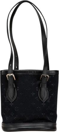 Louis Vuitton Bolso de hombro de tela elegante Pre-owned - Pre-owned - Mujer - Negro - ONE SIZE