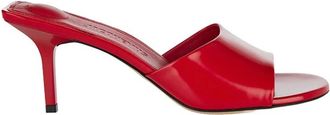 Jacquemus Les Mules Cubisto - Dames - Muiltjes - Rood - 38 EU - Leer - Schoenen