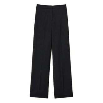 Twinset Wide Trousers, female, Blue, XS, Classic Blue Trousers